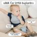 Bubba Bear Baby Cup with Straw | Weighted Sippy Cup for Babies 6+ Months | Non-Spill Bottle for Toddlers | Easy to Hold & Clean Water Bottle with Snack Pot Lid - Storm Grey - Buy Online on GoSupps.com