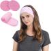 Spa Facial Headband Make up Hair Band Facial Headbands for Women for Sport Yoga Shower pink - Buy Online on GoSupps.com