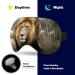 Adult Male Lion Sleep Mask - Adjustable Eye Cover for Sleeping, Blocks Light - Ideal for Night Travel and Naps | Men's and Women's Eye Mask - Buy Online on GoSupps.com