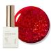 Gel Polish Santa Red Gel Nail Polish Soak Off UV Glitter Gel Nail Varnish for Manicure Long Lasting Chip Resistant Gel Nail Polish At Home 15mL(G117- Glitter Red)
