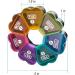 Large 7 Day Pill Organizer - Portable Weekly Medicine Case for Pills, Vitamins, Supplements - Rainbow - Buy Online on GoSupps.com