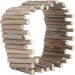 Zerodis Wooden Hamster Bridge & Climbing Platform Flexible Hide Door Fence & Chew Toys for Mice Chinchillas & Small Pets (40cm) - Perfect Cage Accessories - Buy Online on GoSupps.com