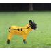 Geyecete Waterproof Dog Rain Coat - Reflective 4-Leg Jacket for Large Medium & Small Dogs - Yellow - XXXL/3XL - Buy Online on GoSupps.com
