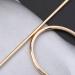 Jakawin Circle Hair Clip Brass Barrette Jewelry - Minimalist Hair Accessories for Women & Girls (Gold) | HCl035 - Buy Online on GoSupps.com