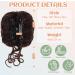 S-Noilite Chestnut Brown Messy Bun Hair Piece | Curly Wavy Chignon Scrunchie Extension for Women - Buy Online on GoSupps.com