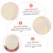 FRCOLOR Natural Loofah Facial Skin Care & Makeup Puff - Eco-Friendly Yellow Loofah Sponge for Cleansing & Shower 8x8x0.6cm - Buy Online on GoSupps.com