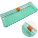 QYQRQF Paper Cutter - Portable A4 Trimmer with Security Safeguard, Side Ruler - Green | For Scrapbooking, Crafts, Photos, Labels, Cardstock - Buy Online on GoSupps.com