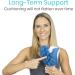 Vive Neck and Shoulder Relaxer - Chiropractic Support Pillow for Neck Pain Relief - Buy Online on GoSupps.com