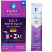 Liquid I.V. Sleep Multiplier, Fast-Acting Blend of Melatonin, L-Theanine, Valerian Root - Blueberry Lavender | 10 Sticks 0.33 Ounce (Pack of 10)