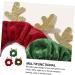 Beavorty Christmas Hair Rope Christmas Elk Hair Bands Christmas Hair Band ponytail holder christmas hair bobble christmas hair ties Hair Ring Autumn And Winter hair tie holder Miss fabric - Buy Online on GoSupps.com