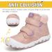 Mishansha Boys & Girls Hiking Shoes - Non-Slip Trekking Boots for Kids (EU Size 24-38) - Pink Outdoor Footwear - Buy Online on GoSupps.com