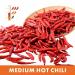 Yimi Whole Dried Chili Peppers - Chinese Red Chilies for Hot Chili Oil & Hotpot | Organic, Natural, Non GMO, Gluten Free - Mother's Day Gift | Medium Hot 5.3oz - Buy Online on GoSupps.com