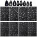 Stylish 3D Metallic Nail Art Stickers - Silver Moon Star & Snake Designs - Luxury Self-Adhesive Decals for DIY Manicure Decoration - Buy Online on GoSupps.com