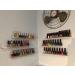 Sooyee 6 Pack Wall Mounted Nail Polish Organizer | Clear Acrylic Rack for 66-90 Bottles | Paint & Essential Oil Shelf Display - Buy Online on GoSupps.com