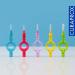 Curaprox Interdental Brush CS 08 Prime - Refill Pack of 8 Pink 0.8mm Diameter - Effective Oral Care Tool for International Shipping - Buy Online on GoSupps.com