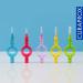 Curaprox CPS 06 Prime Interdental Brushes Refill 8pc 2.2mm Turquoise - Pack of 1 - Buy Online on GoSupps.com