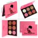 DE LANCI 6 Color Blush Highlighter Palette for Dark Skin - Matte Shimmer Face Illuminator Pallet - Buy Online on GoSupps.com