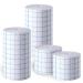 4 Rolls Non-Woven Cover Stretch Tape Breathable Non-Woven Tape Protective Adhesive Bandage Roll Film  2 Inch x 5.47 Yard  4 inch x 5.47 Yard
