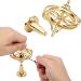 Keenso Gyroscope Toy - Rotating Desk Gyroscope & Flying Motion Balance Physics Toy for Adults (Gold) | International Shipping - Buy Online on GoSupps.com