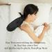 LilySilk 100% Silk Sleeping Hat & Scrunchies 2-in-1 | Adjustable Black Silk Hair Ties for Long Hair - Buy Online on GoSupps.com