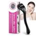 Microneedling 540 Derma Roller Dermaroller 0.25mm Titanium Face Beard Roller (Black Handle+ Black Roller)