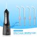 MOCEL 4 PCS Water Flosser Replacement Tips - Compatible with Black Powerful Flosser Pick - Periodontal & Orthodontic Tips Included - Buy Online on GoSupps.com