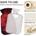 1L Hot Water Bottle with Cover - BPA Free Small Ideal for Pain Relief & Hot/Cold Compress - Buy Online on GoSupps.com