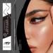 Eye PencilLong Lasting Water Resistant Makeup Eyeliner With Gel Texture Eye LinersFor Daily Use Eyebrow Definition Home Travel Women Professional Black - Buy Online on GoSupps.com