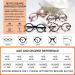 Stylish MARE AZZURO Round Reading Glasses 1.50 Women | Brown 1.5x Magnification - Buy Online on GoSupps.com