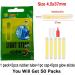 Qualy Fishing Glow Sticks 4.5X37mm - 50 Pack for Bobbers, Rod Bell Alarm Lights - Bobber Glow Sticks - Buy Online on GoSupps.com