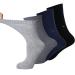 Diabetic Bamboo Socks Natural Comfortable Soft for Men Women - Made in Turkey for High Circulation  Diabetes  Varicose Veins  Maternity Pregnancy (Mixed 4 Pairs)