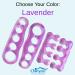 Chiroplax Gel Toe Separators (2 Pairs) - Bunion Relief, Hammer Toes, Toe Straightener - Lavender [2021] - Buy Online on GoSupps.com