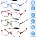 Buy AQWANO 4 Pack Blue Light Blocking Computer Reading Glasses - Lightweight TR90 Flexible Frame UV Protection for Men & Women +2.0 x - Buy Online on GoSupps.com