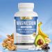 High Absorption Magnesium Complex 8 Bioavailable Forms Including Glycinate Malate & Taurate 1000mg for Bone Muscle & Heart Support Non-GMO Dietary Supplement 90 Capsules