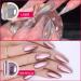 Chrome Nail Powder Set - Glitter Metal Mirror Effect - 4 Colors - 3D Holographic - DIY Nail Art Kit with Sponge Sticks - Buy Online on GoSupps.com