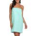 Sunshinemall Women's Waffle Spa Towel Robe | Adjustable Closure | Quick Dry Lightweight Cover Up | Green | Large-X-Large - Buy Online on GoSupps.com