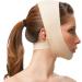 Unisex Chin Strap Support Compression Garment - No Neck Support (FA01) - Small Beige for Optimal Comfort - Buy Online on GoSupps.com