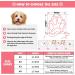 DEWVIE Dog Shoes for Small Dog Anti-Slip Dog Boots with Reflective Strip Puppy Paw Protectors for Indoor Outdoor Walking Winter Snow (Pink Size 1) Pink Inside #1: 1.1''x1.4''(W*L) (Pack of 4) - Buy Online on GoSupps.com