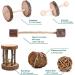 Elipark 12 Pack Wooden Hamster Toys Set - Natural Apple Wood Chew Toys for Small Animals - Buy Online on GoSupps.com