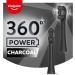 Colgate 360 Power Charcoal Replacement Toothbrush Heads - Soft Bristles & Rubber Polisher - 2 Pack for Any 360 Battery Toothbrush - International Shipping Available - Buy Online on GoSupps.com