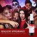 CAKKA Washable Fake Blood Spray 3oz - Halloween Costume Makeup Kit with Vampire Teeth, Fangs, Elf Ears - Blood Splatter for Clothes & Face Decoration - Buy Online on GoSupps.com