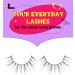 Natural Look False Eyelashes - Lightweight, Short Lashes - 7 Pairs Set - D14 Clean Look - 10mm,12mm - Buy Online on GoSupps.com