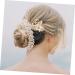 Mikinona Gold Leaf Side Comb Wedding Bride Headpiece Decorative Hair Combs Girl Headpiece Comb for Bridesmaid Hair Comb for Bride Hair Comb for Side Comb Headpiece Hair Comb Clip - Buy Online on GoSupps.com