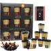 JOLAFUNBS Coffee Gifts - Instant Coffee Hamper | 9x Flavoured Coffee Mini Travel Takeout Cups | Irish Cream Caramel & More- Christmas Gifts For Men Women | Drink Gift For Coffee Lover Gift Card