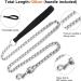 Dacitiery Metal Dog Leash Chew Proof 4FT/1.2M Dog Chain Leash Heavy Duty Anti-Bite Dog Lead Pet Leash with Nylon Soft Padded Handle for Small Medium Large Dogs (3MM) - Buy Online on GoSupps.com