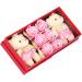 Rose Flower Bath Soap Artificial Soap Flower Soap Rose Flower with Bear Toy in Gift Box 6 Flora Scented Artificial Soap Flower and 2 Cute Bears Women Mom Girls Valentine's Day #1 - Buy Online on GoSupps.com