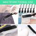 HOFASON Handle Grip Nail Brush Set for Men and Women - 6 Pack Hand and Fingernail Cleaner Brushes for Manicure and Scrub Cleaning - Black - Buy Online on GoSupps.com