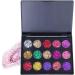 Glitter Eye Shadow Palette Glitter Makeup Palette - Eyeshadow Makeup Palettes Long Lasting Waterproof Makeup Accessories Sillervan 02 - Buy Online on GoSupps.com