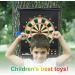 WIn SPORTS 15 Inch Magnetic Dart Board Game for Kids | Indoor Outdoor Two-Sided Roll Up Dartboard Set with 12 Safe Magnetic Darts - Buy Online on GoSupps.com