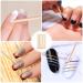 100 Pieces Wood Nail Sticks - 5.9" Orange Cuticle Pushers & Double-Sided Sanding Sticks for Manicure & Pedicure - International Shipping Available - Buy Online on GoSupps.com